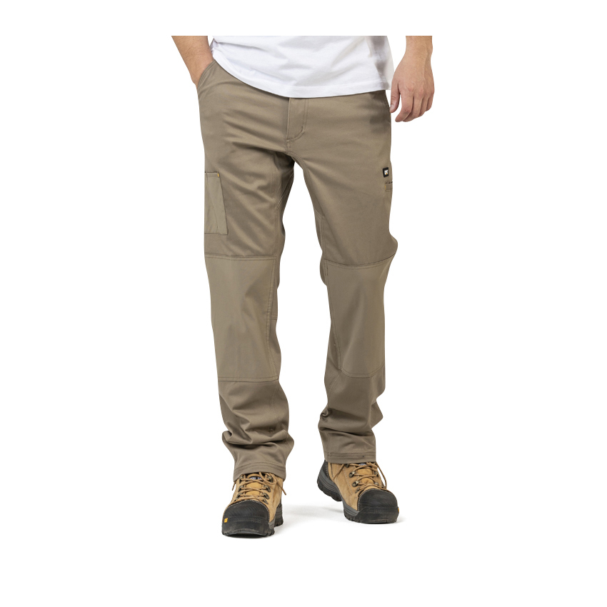 Caterpillar Clothing South Africa - Cat Men's Machine Pants Khaki HT9637208